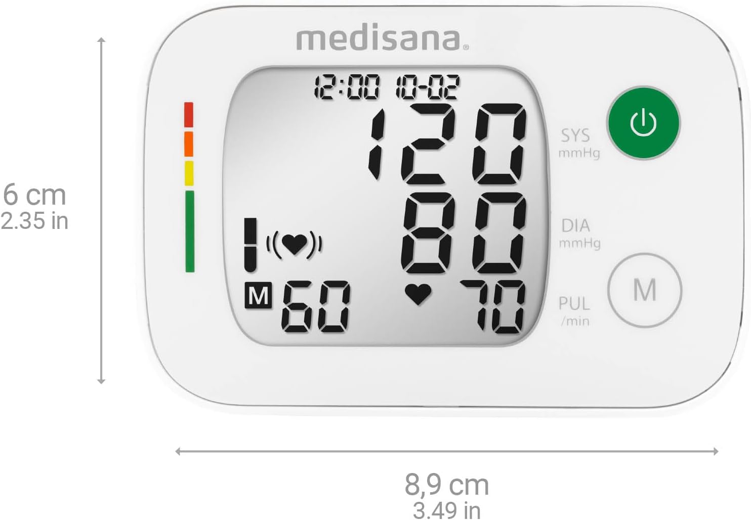 Medisana, BW 335 Wrist Blood Pressure Monitor